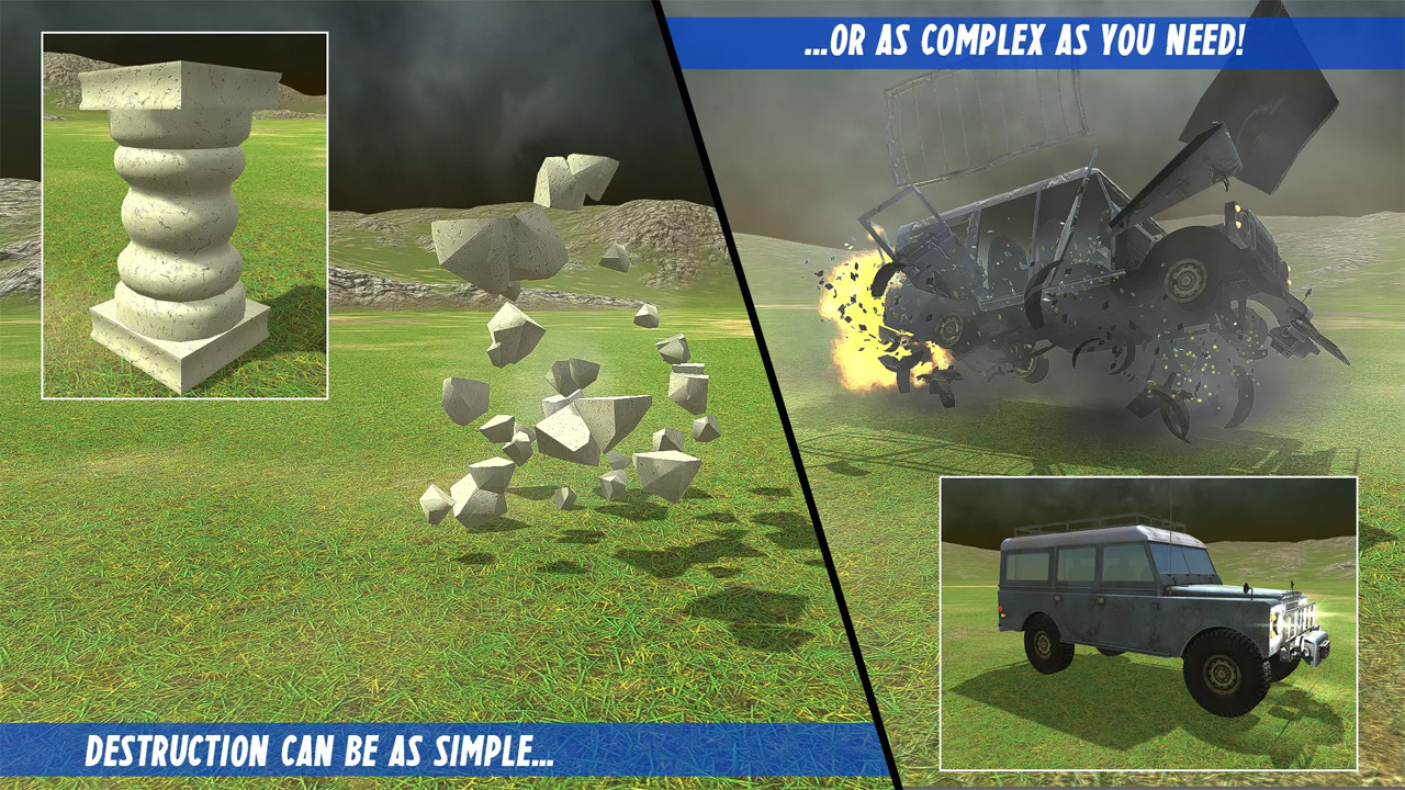 DestroyIt - 破壊システム - Unity Asset Store パッケージ。